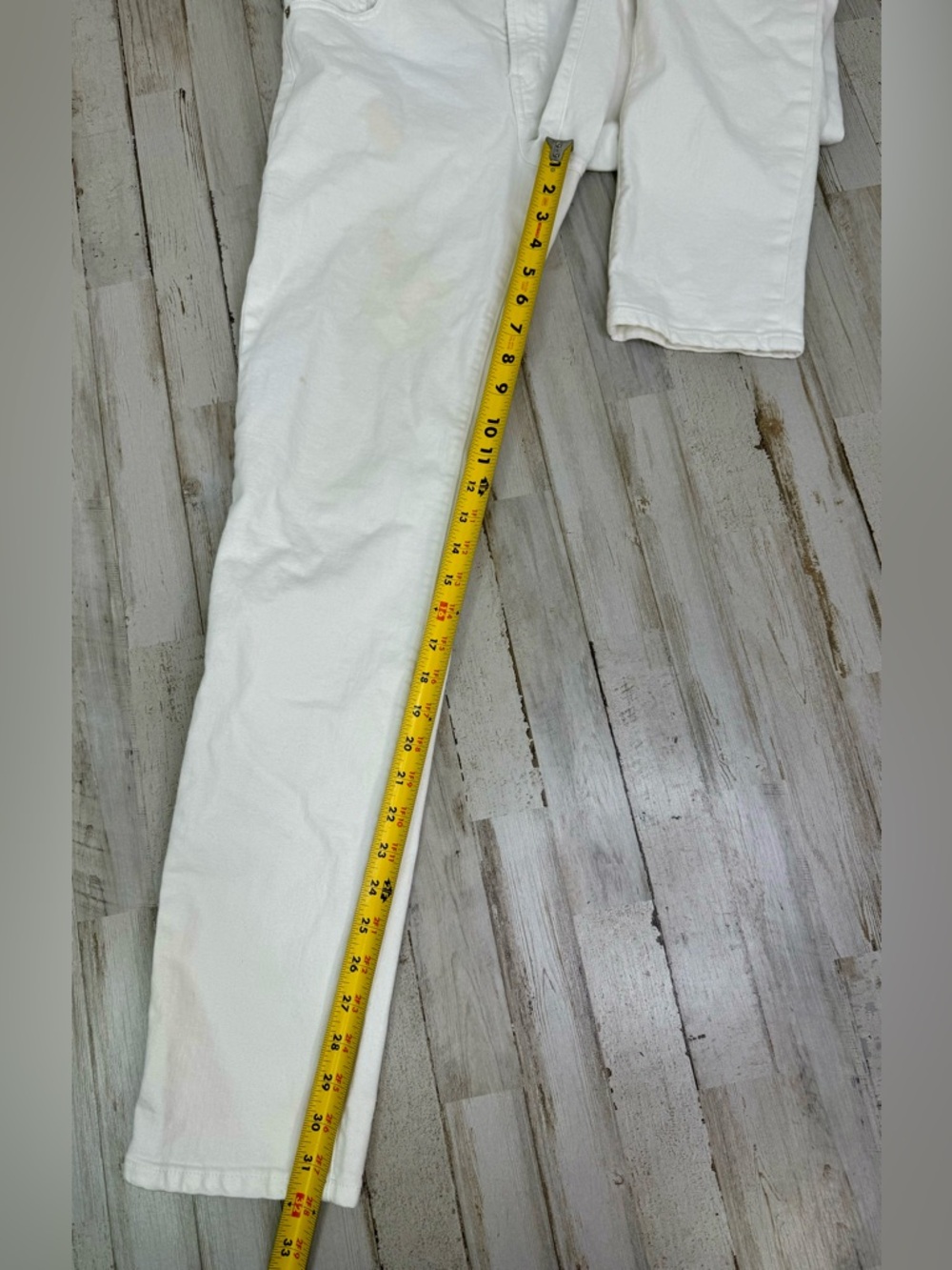 Gap Girlfriend Mid Rise Jean 27| 4T  White Jeans - Picture 9 of 12